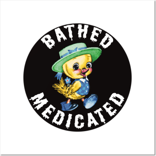 Bathed Medicated Duckling Posters and Art